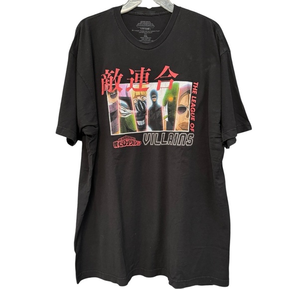 My Hero Academia XXL Black League of Villains Anime Graphic Tee - Picture 1 of 7